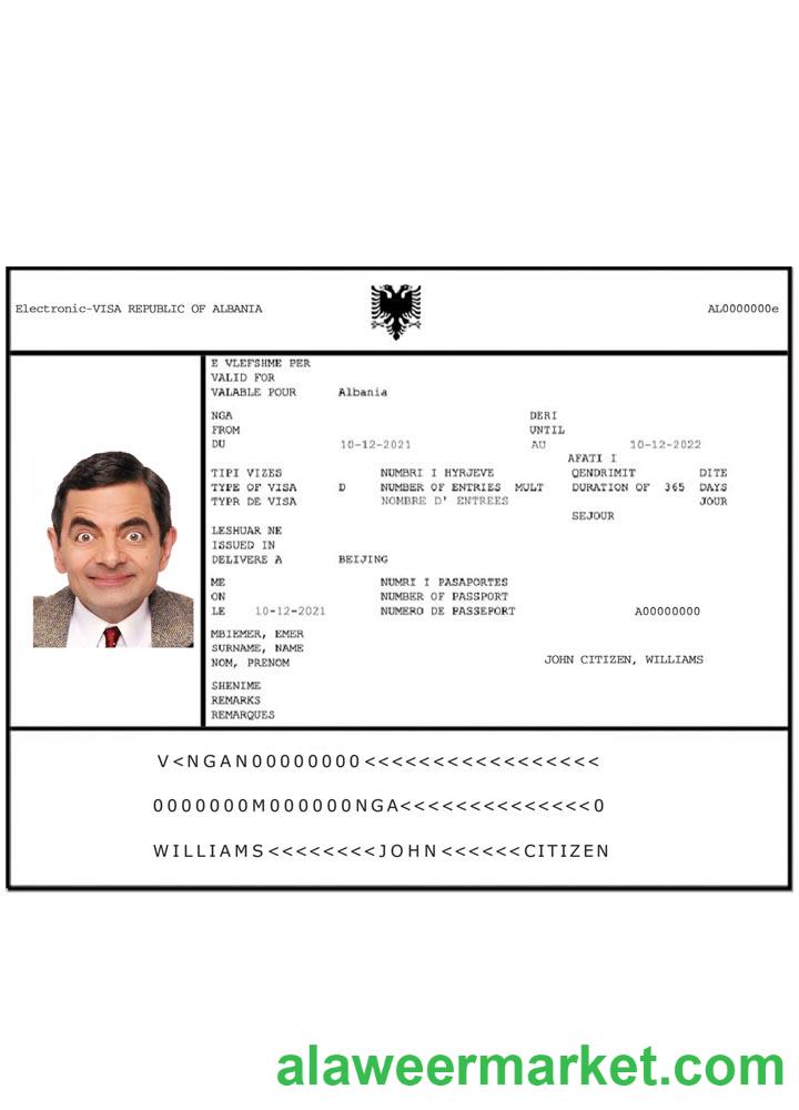ALBANIA e-visa